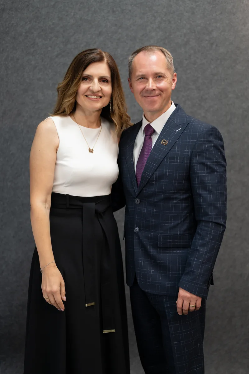 Пастор Володимир Ланевич з дружиною Тетяною